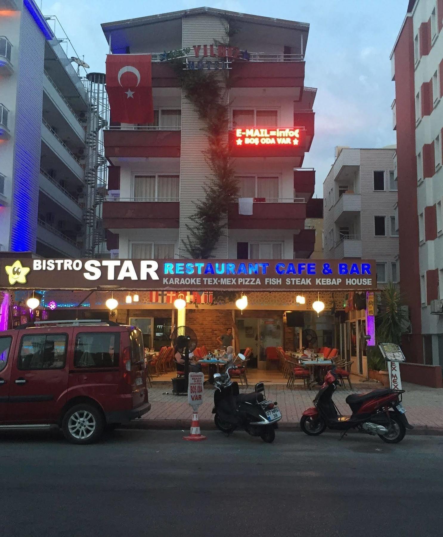 Kleopatra Beach Yildiz Hotel Аланя Екстериор снимка